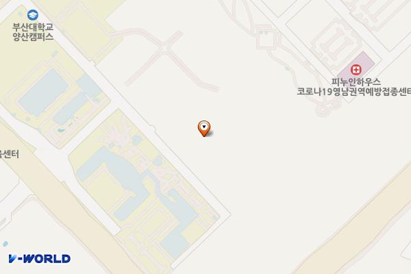 부산대학교 양산캠퍼스(경암공학관) 위치 지도 — 경상남도 양산시 물금읍 부산대학로 49
