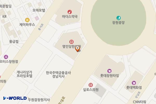롯데마트맥스 창원중앙점 위치 지도 — 경상남도 창원시 성산구 중앙대로 123