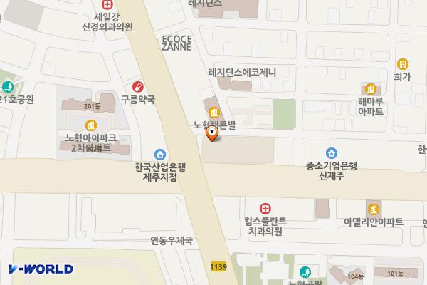 롯데마트 제주점 위치 지도 — 제주특별자치도 제주시 연북로 1