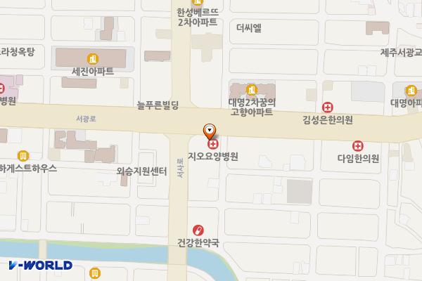 제주여객 삼도일동차고지 위치 지도 — 제주특별자치도 제주시 서광로 224