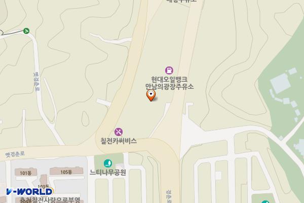 플러그인코리아(춘천시 영서화물주차장) 위치 지도 — 강원특별자치도 춘천시 온의동 504