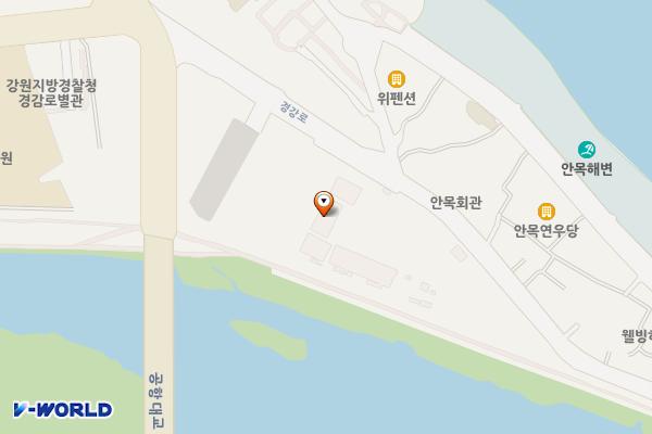 동해상사고속 위치 지도 — 강원특별자치도 강릉시 경강로 2628