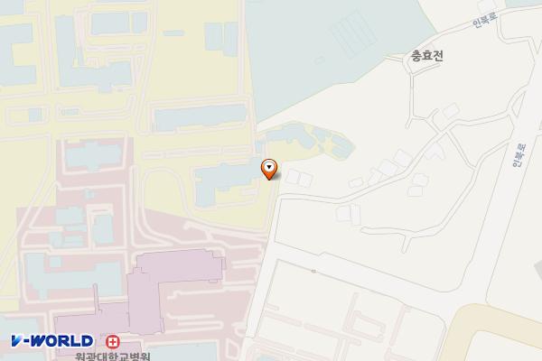원광대학교 평생교육관뒤 위치 지도 — 전북특별자치도 익산시 익산대로 460