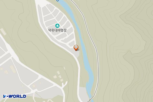 무주군 덕유산국립공원 야영장1 위치 지도 — 전북특별자치도 무주군 설천면 삼공리 산64번지 