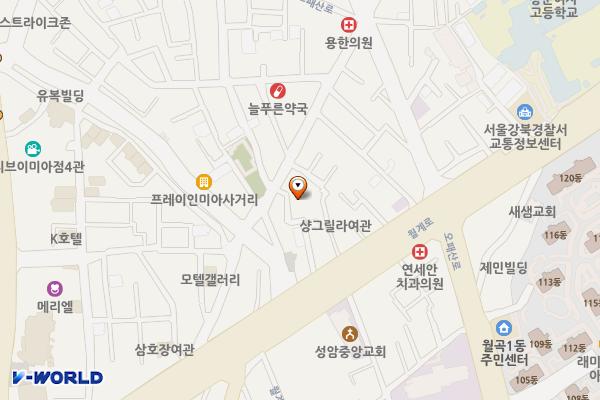 송중동 위치 지도 — 서울특별시 강북구 월계로7길 36