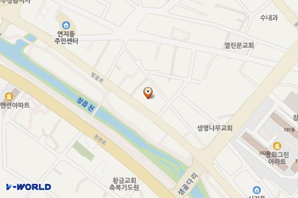정읍시 마을주차장1호 위치 지도 — 전북특별자치도 정읍시 시기동 198-87