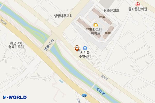 정읍시 시기동 주민센터 위치 지도 — 전북특별자치도 정읍시 시기동 530-197