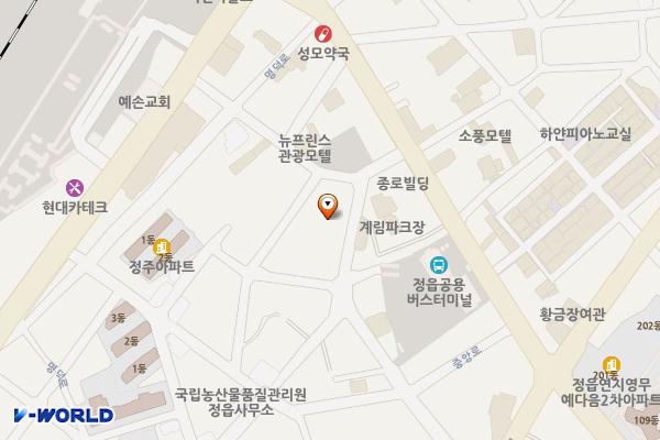 정읍시 하나로마트옆 공영주차장 위치 지도 — 전북특별자치도 정읍시 연지동 339-29