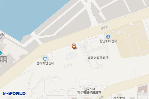제주해양관리단 위치 지도 — 제주특별자치도 제주시 임항로 128(건입동)