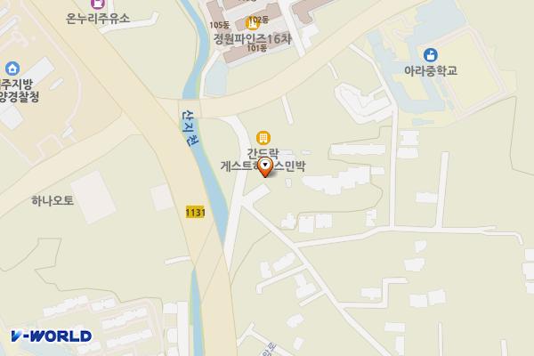 자치경찰단 아라청사 위치 지도 — 제주특별자치도 제주시 기자길 7