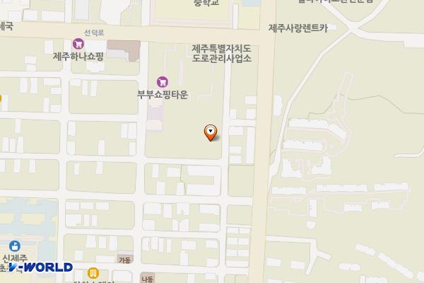 설문대여성문화센터 위치 지도 — 제주특별자치도 제주시 선덕로8길 12
