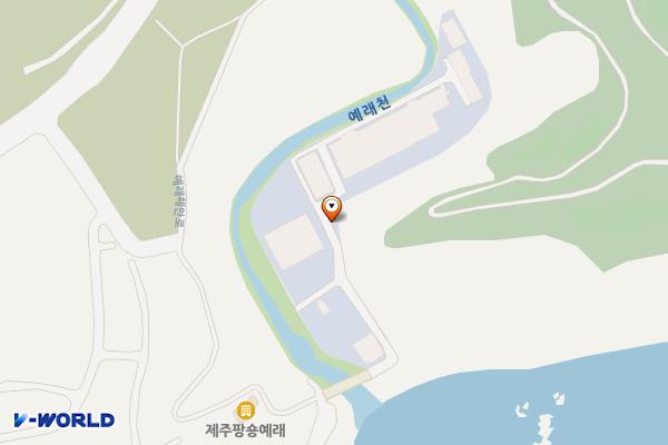 색달하수처리장 위치 지도 — 제주특별자치도 서귀포시 예래해안로 348(색달동)