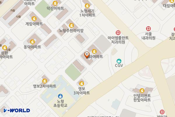 노형삼다아파트 앞 공영주차장 위치 지도 — 제주특별자치도 제주시 노형동 1282-1