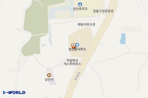성산읍사무소 위치 지도 — 제주특별자치도 서귀포시 성산읍 일주동로 4330