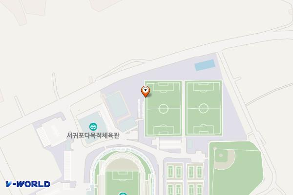 제주공천포전지훈련센터 위치 지도 — 제주특별자치도 서귀포시 남원읍 신례로 96