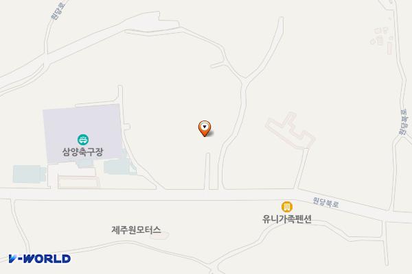 그루터기 위치 지도 — 제주특별자치도 제주시 원당북로 65