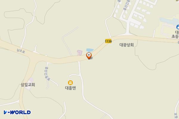 대흘1리마을회관 맞은편 주차장 위치 지도 — 제주특별자치도 제주시 조천읍 대흘리 2251-4