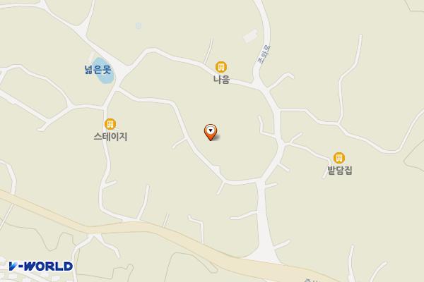 와흘리사무소 위치 지도 — 제주특별자치도 제주시 조천읍 와흘4길 10