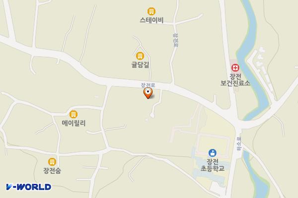 장전리사무소 위치 지도 — 제주특별자치도 제주시 애월읍 장전로 106