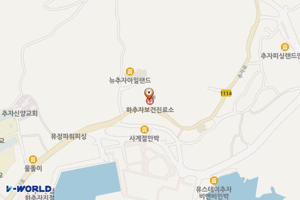 하추자보건진료소 위치 지도 — 제주특별자치도 제주시 추자면 추자로 587