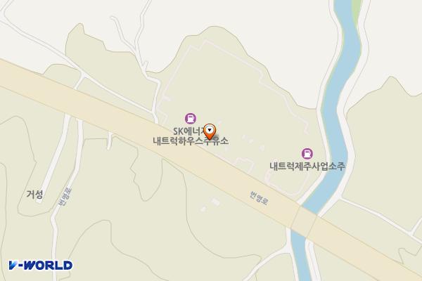 제주화물자동차공영차고지 위치 지도 — 제주특별자치도 제주시 영평동 252