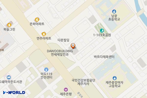 이도2지구공영주차장 위치 지도 — 제주특별자치도 제주시 이도이동 1992-7
