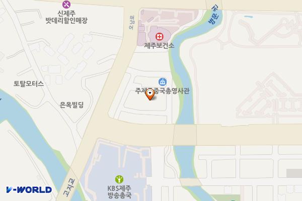 도남공영주차장 위치 지도 — 제주특별자치도 제주시 도남동 574-3