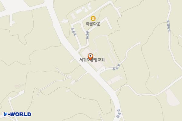 서귀포시 중앙교회 위치 지도 — 제주특별자치도 서귀포시 동홍로 278