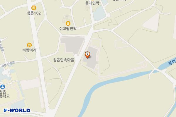 성읍민속마을주차장 위치 지도 — 제주특별자치도 서귀포시 표선면 성읍리 855-3