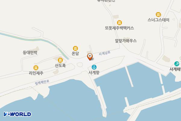 사계포구공영주차장 위치 지도 — 제주특별자치도 서귀포시 안덕면 사계리 2147-41