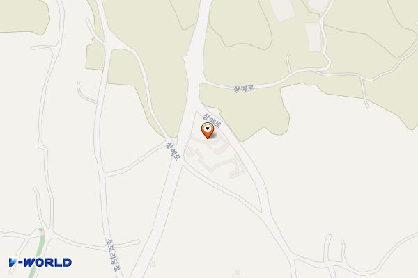 상예1동 다목적회관 위치 지도 — 제주특별자치도 서귀포시 상예동 1526-1