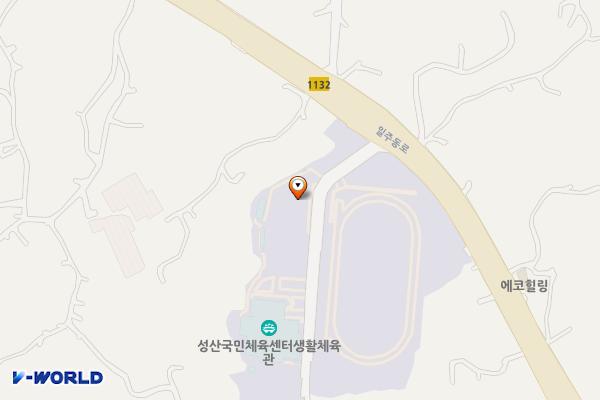 성산읍사무소 임시청사 위치 지도 — 제주특별자치도 서귀포시 성산읍 일주동로 4024