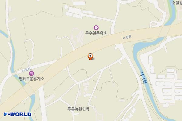 푸른밤의해안속초식당 위치 지도 — 제주특별자치도 제주시 노형로 40