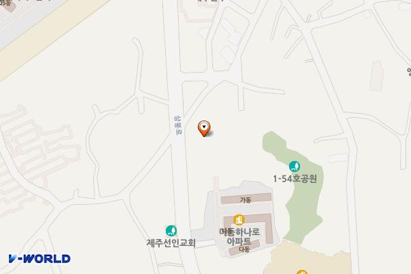 마리조아 위치 지도 — 제주특별자치도 제주시 삼봉로 99