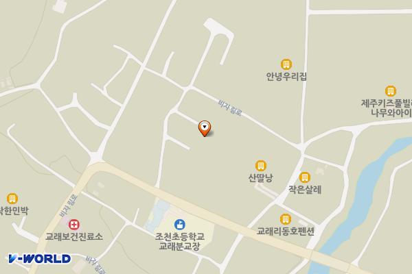늘안애 위치 지도 — 제주특별자치도 제주시 조천읍 비자림로 669-12