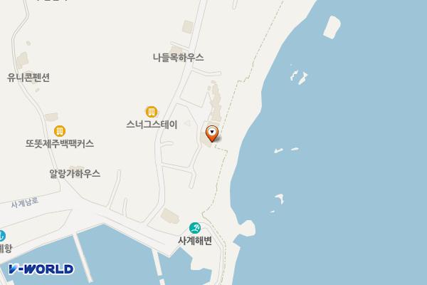 젠하이드어웨이 위치 지도 — 제주특별자치도 서귀포시 안덕면 사계남로 186-8