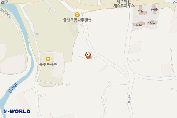 봉봉감귤체험농장 위치 지도 — 제주특별자치도 서귀포시 중산간동로7141번길 16 