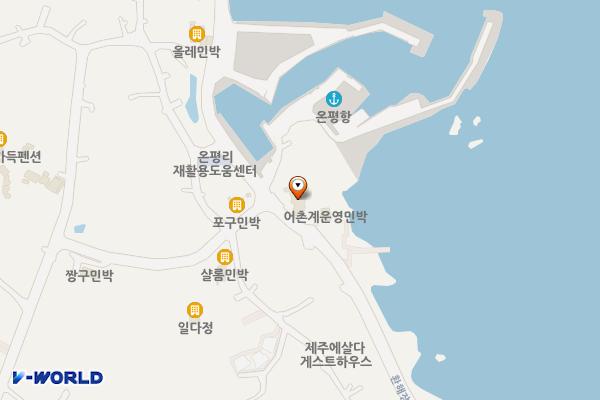 바랑쉬게스트하우스 위치 지도 — 제주특별자치도 서귀포시 성산읍 환해장성로 496