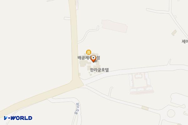 한옥호텔 한라궁 위치 지도 — 제주특별자치도 서귀포시 칠십리로 243