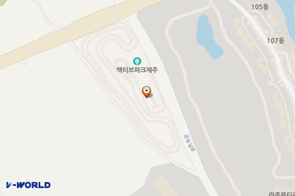 액티브파크 위치 지도 — 제주특별자치도 제주시 한림읍 금능남로 76