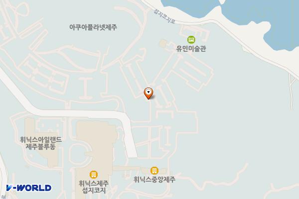 휘닉스아일랜드 위치 지도 — 제주특별자치도 서귀포시 성산읍 섭지코지로 107