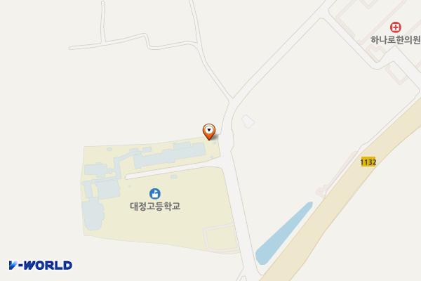 대정고등학교 위치 지도 — 제주특별자치도 서귀포시 대정읍 일주서로2498번길 21