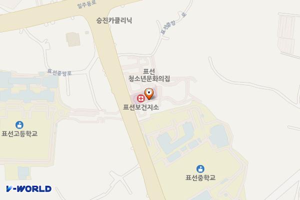표선중학교 위치 지도 — 제주특별자치도 서귀포시 표선면 표선중앙로 31