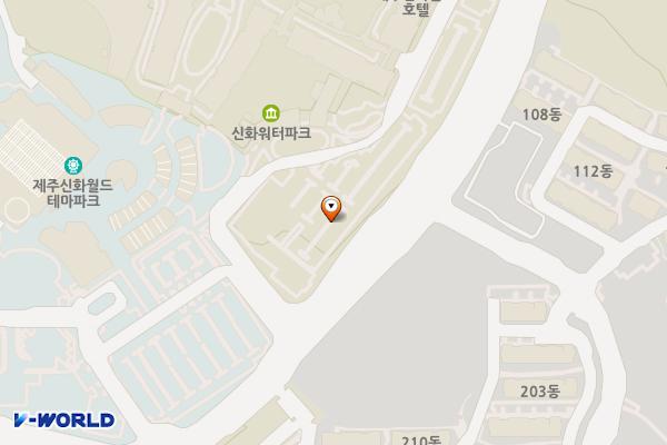신화월드 랜딩관 전기차충전소 위치 지도 — 제주특별자치도 서귀포시 안덕면 신화역사로304번길 38