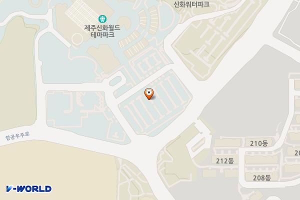 신화월드 테마파크 C-1구역 전기차충전소 위치 지도 — 제주특별자치도 서귀포시 안덕면 신화역사로304번길 38