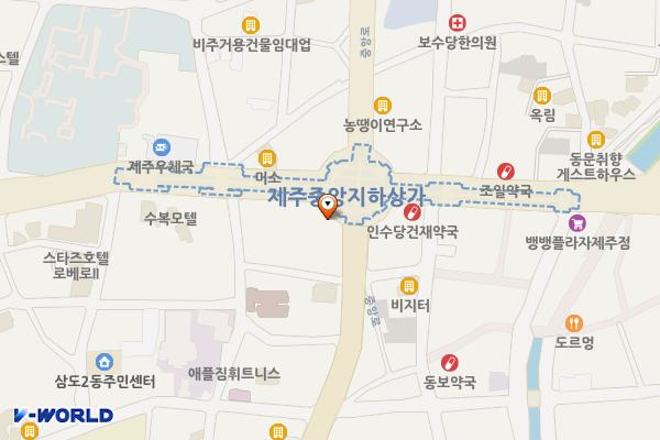 하나은행 제주금융센터 위치 지도 — 제주특별자치도 제주시 중앙로 58