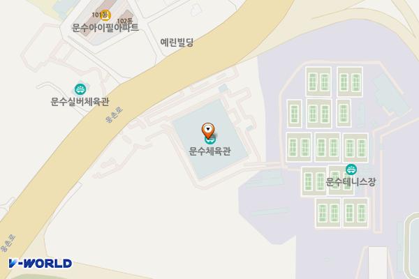 문수체육관 위치 지도 — 울산광역시 남구 웅촌로 1342
