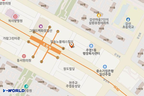 (주)우리은행 일산중앙금융센터 위치 지도 — 경기도 고양시 일산서구 중앙로 1422