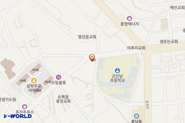 지린성 앞 공영주차장 위치 지도 — 전북특별자치도 군산시 효자길 27-4