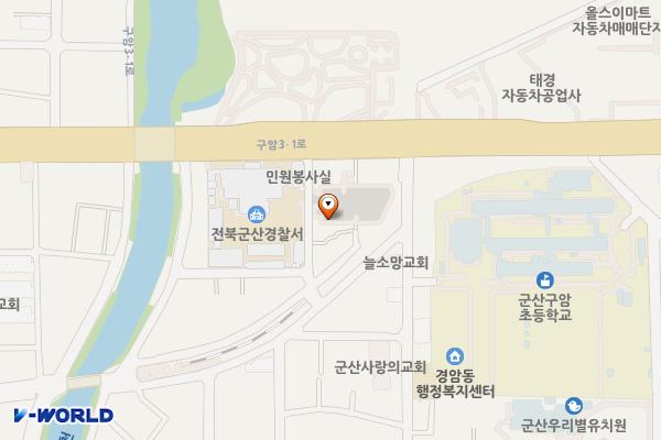 군산경찰서 공영주차장 위치 지도 — 전북특별자치도 군산시 구암3.1로 82